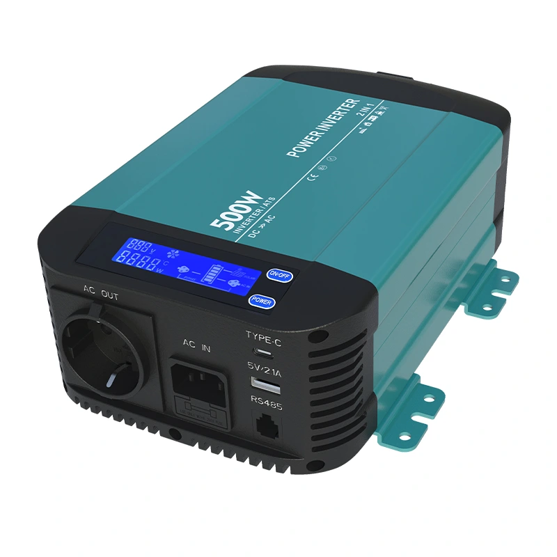 500w Pure Sine Wave Inverter Med Oplader HK500PC 500w Pure Sine Wave Inverter Med Oplader HK500PC