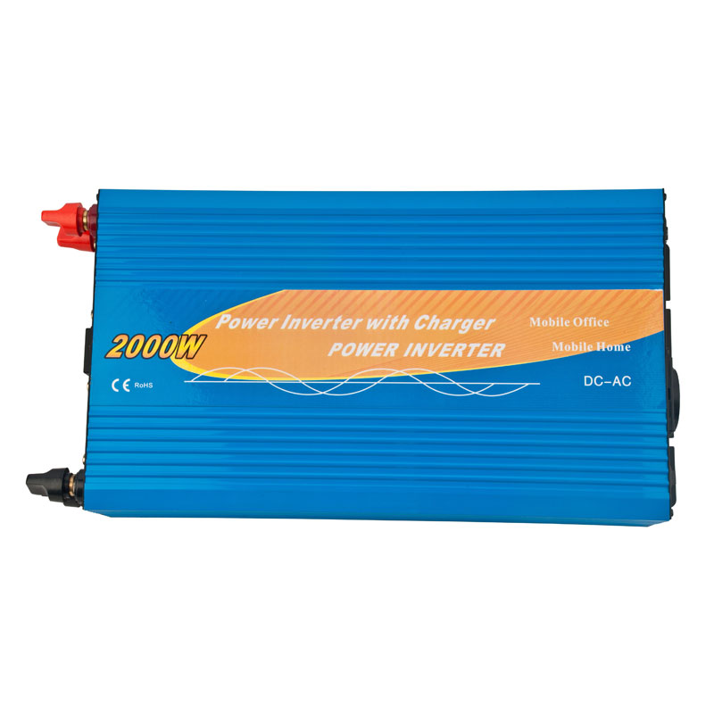 2000w inverter med batterioplader