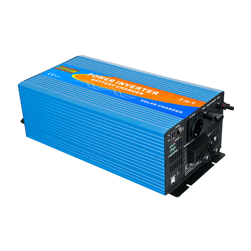 2000w inverter med MPPT-oplader