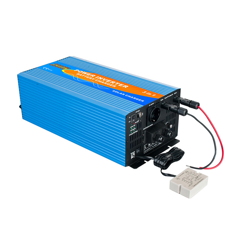 2500w inverter med MPPT-oplader