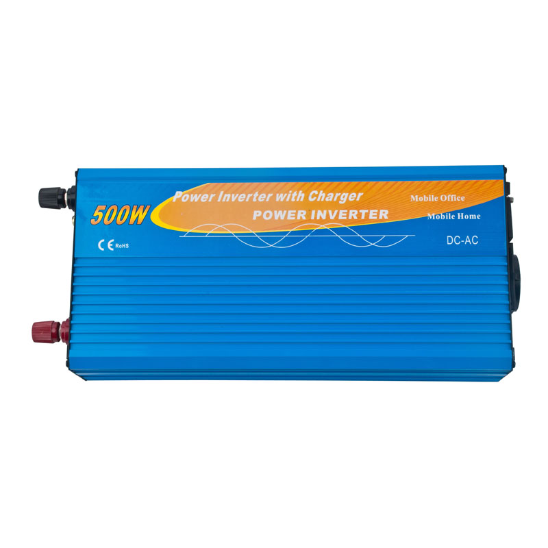 500w inverter med batterioplader