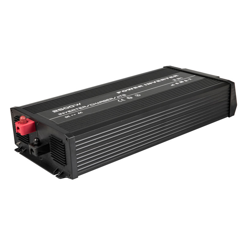 Ny design 2500w inverter med batterioplader